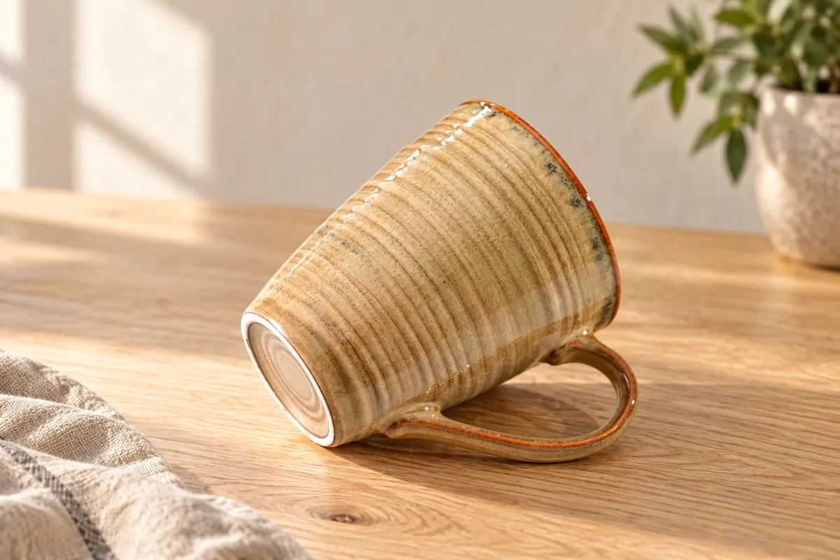 Linear earth mugs