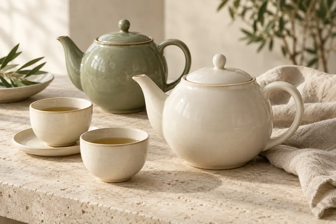 Generated teapot and cup sample design references